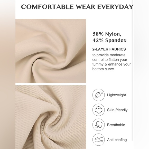 Girdle Seamless with Rods High-Waisted Comfort Underwear Womenswear Shapewear - Picture 6 of 13